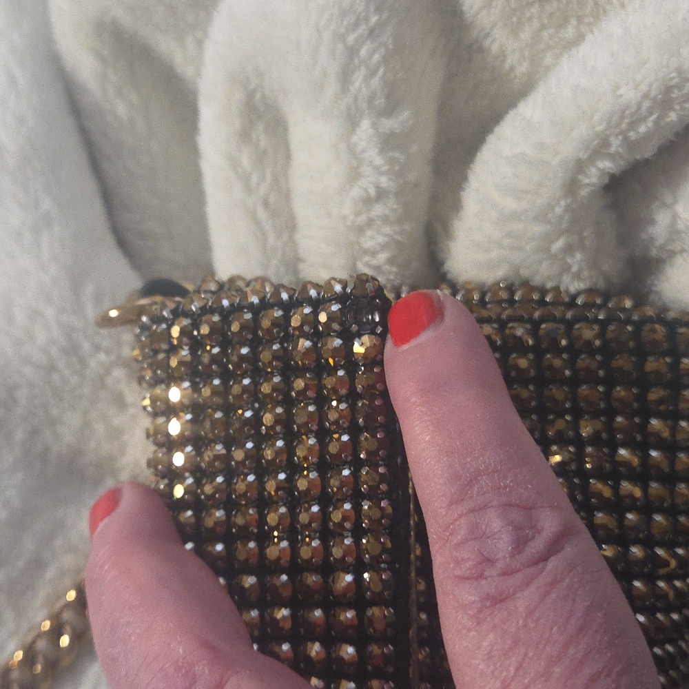 Kurt Geiger London Gold Crossbody Bag With Dustcover - Picture 15 of 16
